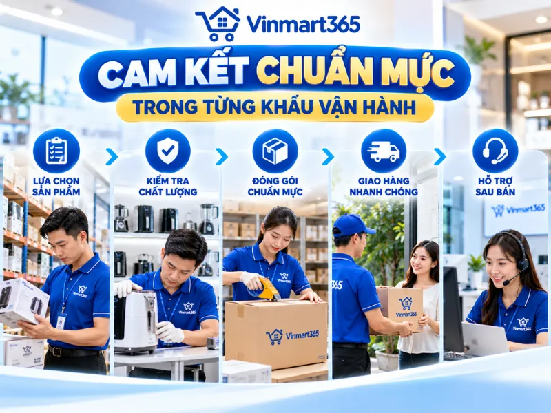 Cam Kết Chuẩn Mực Trong Từng Khâu Vận Hành