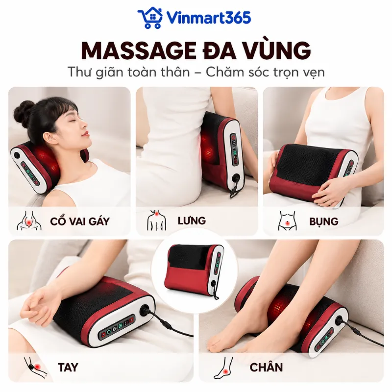 Massage đa vị trí, không chỉ dành riêng cho cổ vai gáy