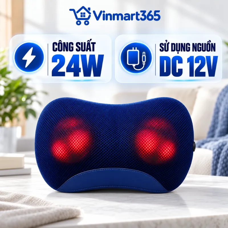 Công suất 24W, sử dụng nguồn DC 12V ổn định