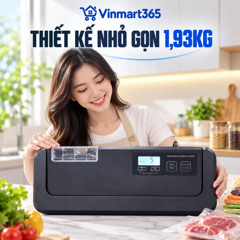 Thiết kế nhỏ gọn 1,93kg, thuận tiện sử dụng và vệ sinh
