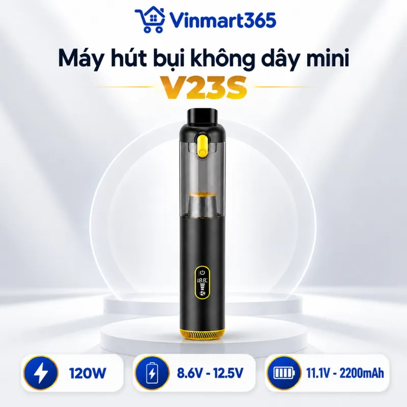 Máy hút bụi không dây mini V23S