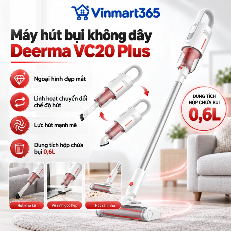 Máy hút bụi không dây Deerma VC20 Plus