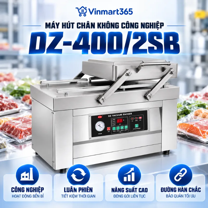 Máy hút chân không công nghiệp DZ-400/2SB