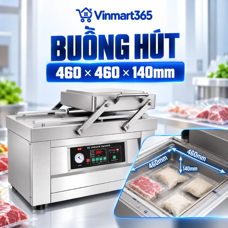 Buồng hút 460 × 460 × 140mm lý tưởng