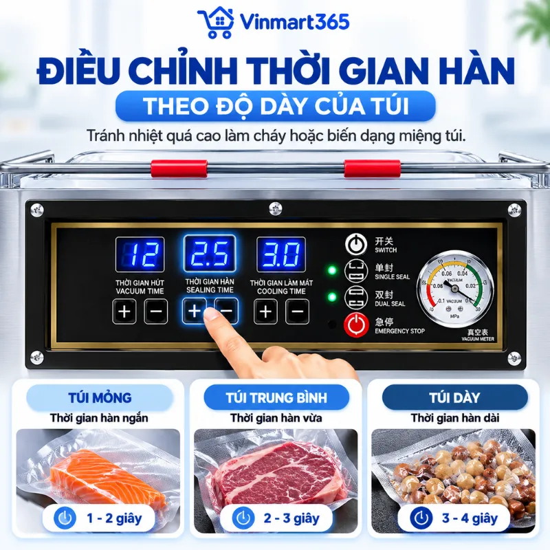 Lưu ý khi sử dụng máy hút chân không công nghiệp DZQ320×2