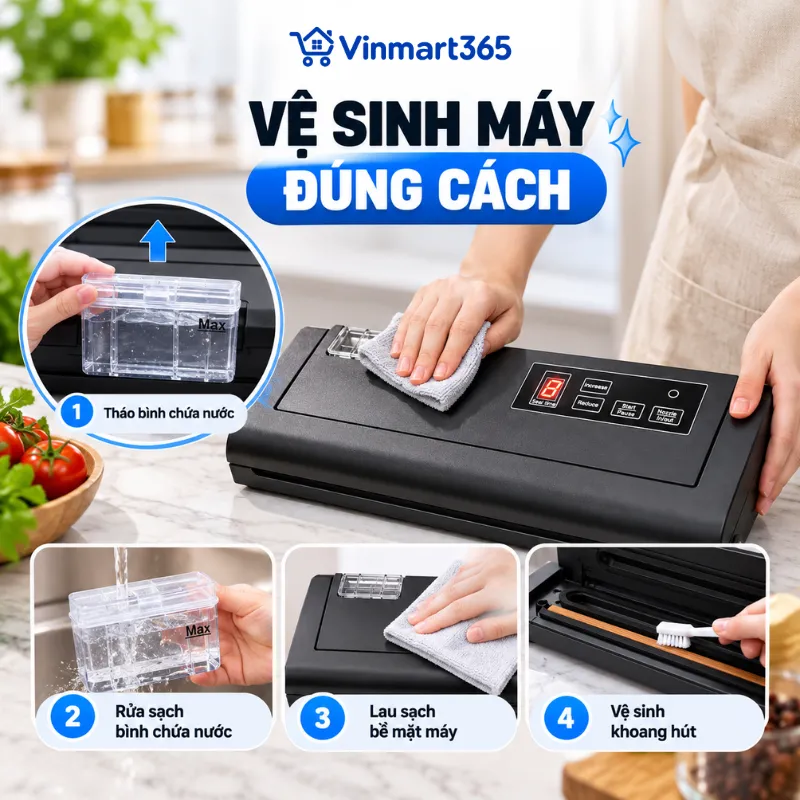 Những lưu ý khi sử dụng máy ép chân không cao cấp P280C