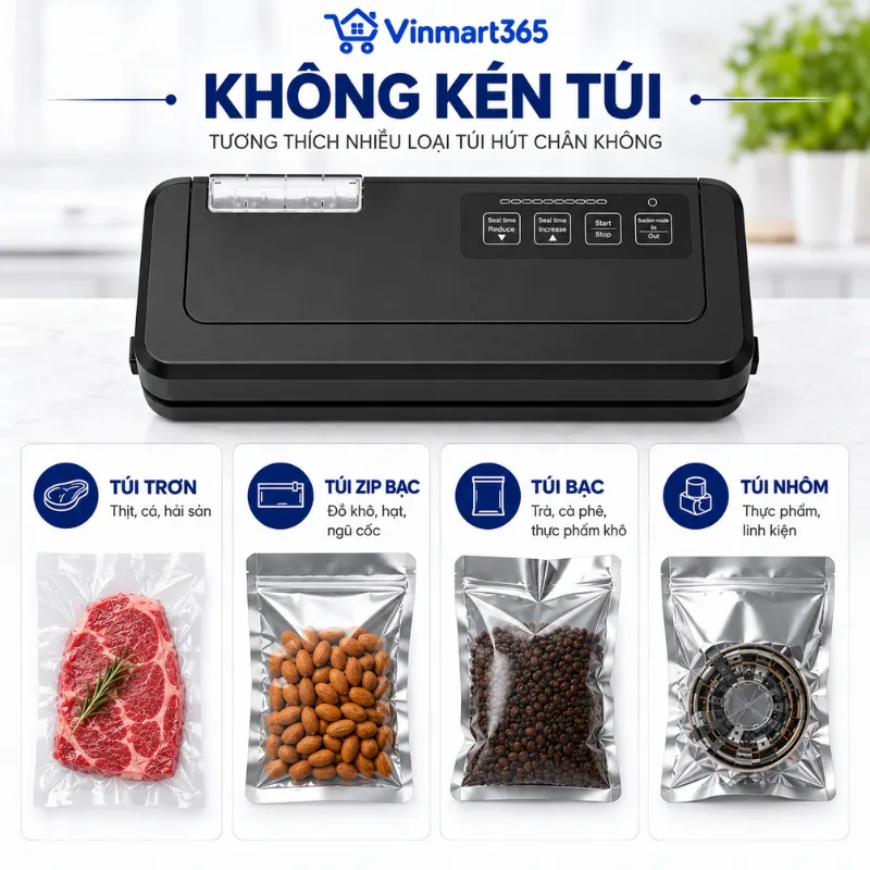 Đa năng, sử dụng được nhiều loại túi khác nhau