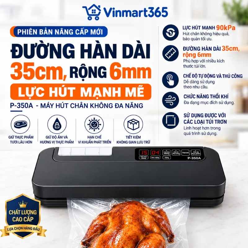 Đường hàn dài 35cm, rộng 6mm