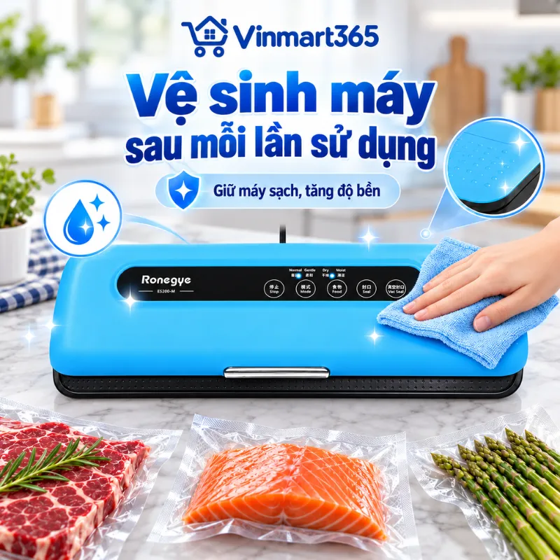 Lưu ý khi sử dụng máy hút chân không Ronegye 5200