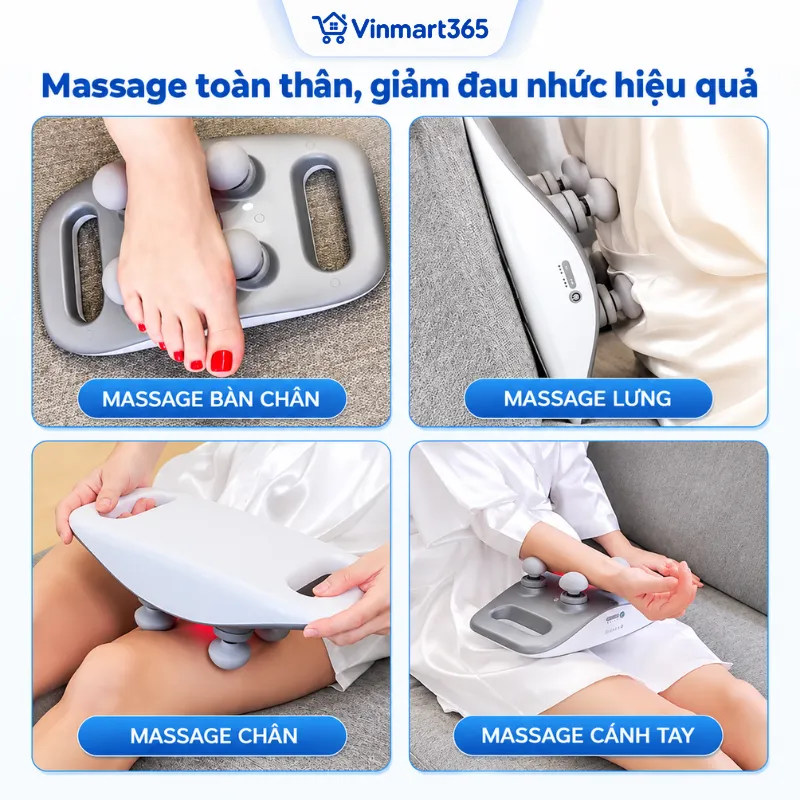 Lợi ích khi sử dụng máy massage 4 đầu BOMIDI MG3 hàng ngày