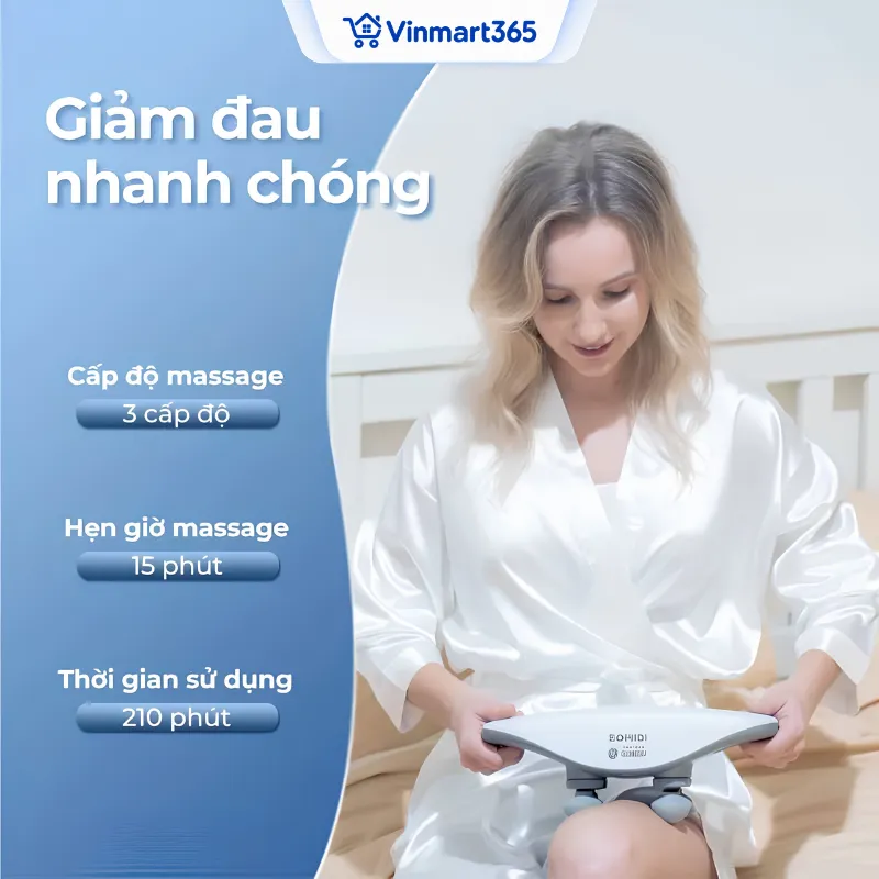 Điều chỉnh cường độ massage linh hoạt theo nhu cầu