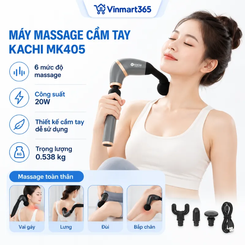 Máy massage cầm tay Kachi MK405