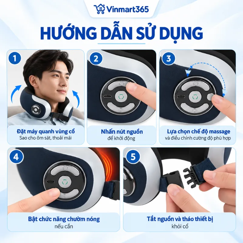 Hướng dẫn sử dụng máy massage cổ vai gáy Philips PPM3502