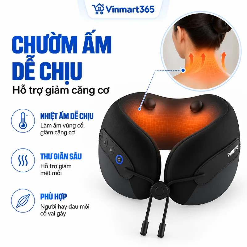 Chườm ấm dễ chịu, hỗ trợ giảm căng cơ