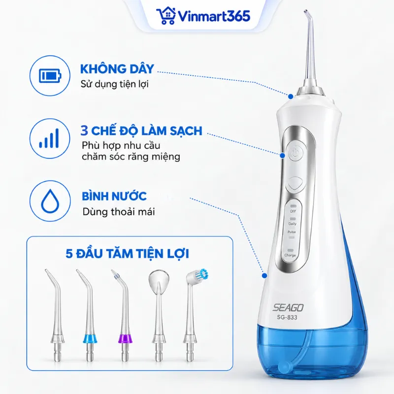 Máy tăm nước Seago SG-833