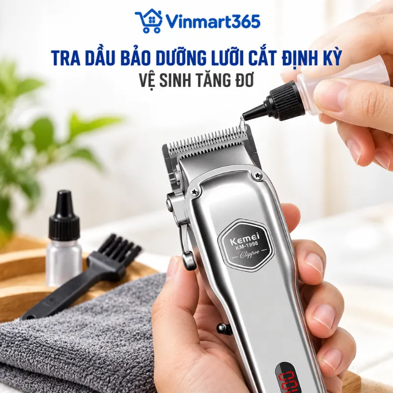 Lưu ý khi sử dụng tông đơ cắt tóc Kemei KM-1998