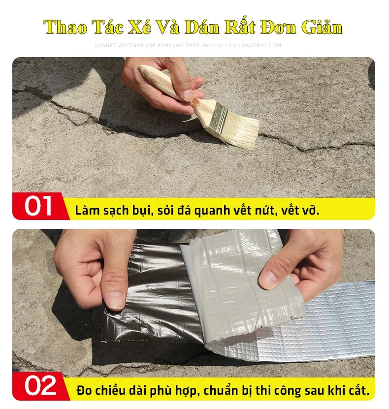 Giá và công năng của Băng dán chống thấm chống dột công nghệ Nhật Bản