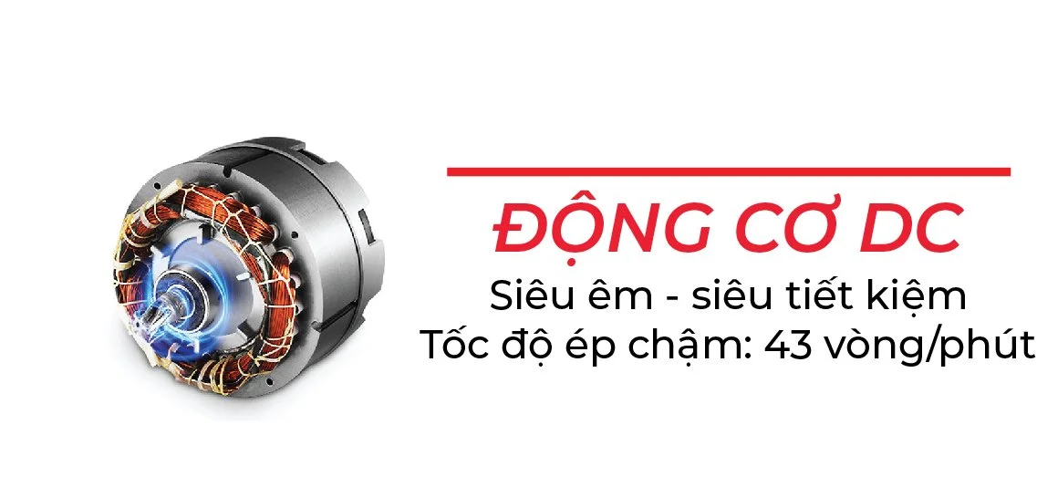 Máy Ép Chậm Mini Rapido RSJ120