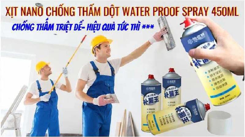 Bình Xịt Chống Thấm Số 1 Nhật Bản