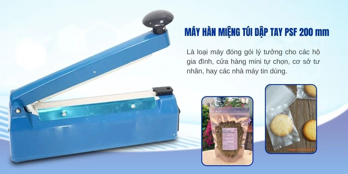 Máy Hàn Miệng Túi Dập Tay Nhật Bản