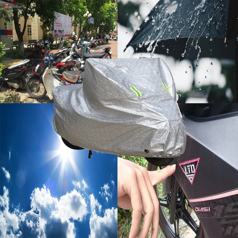Bạt Phủ Xe Máy Tráng Nhôm Cao Cấp