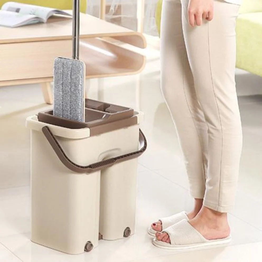 Cây Lau Nhà Tự Vắt Xoay 360 Độ Thông Minh
