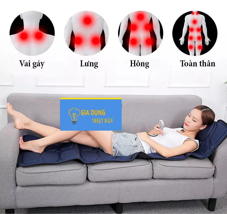 Đệm Massage Toàn Thân 9 Điểm Nhấn