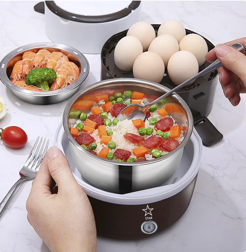 Hộp Cơm Giữ Nhiệt 3 Tầng Cắm Điện
