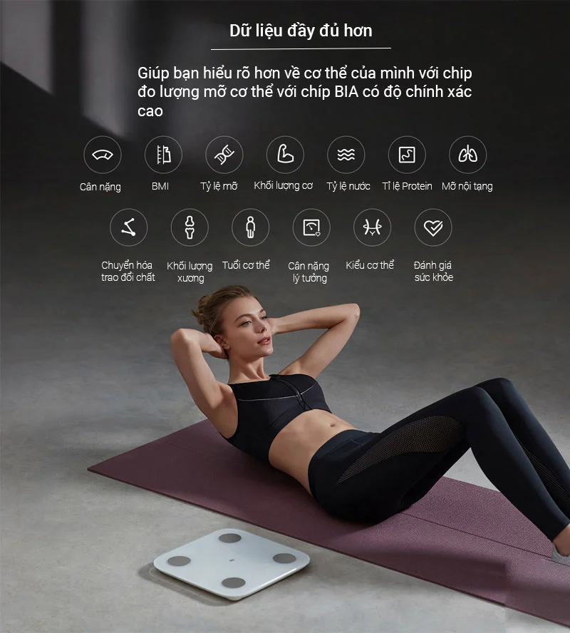Cân Điện Tử Xiaomi Mi Scale 2
