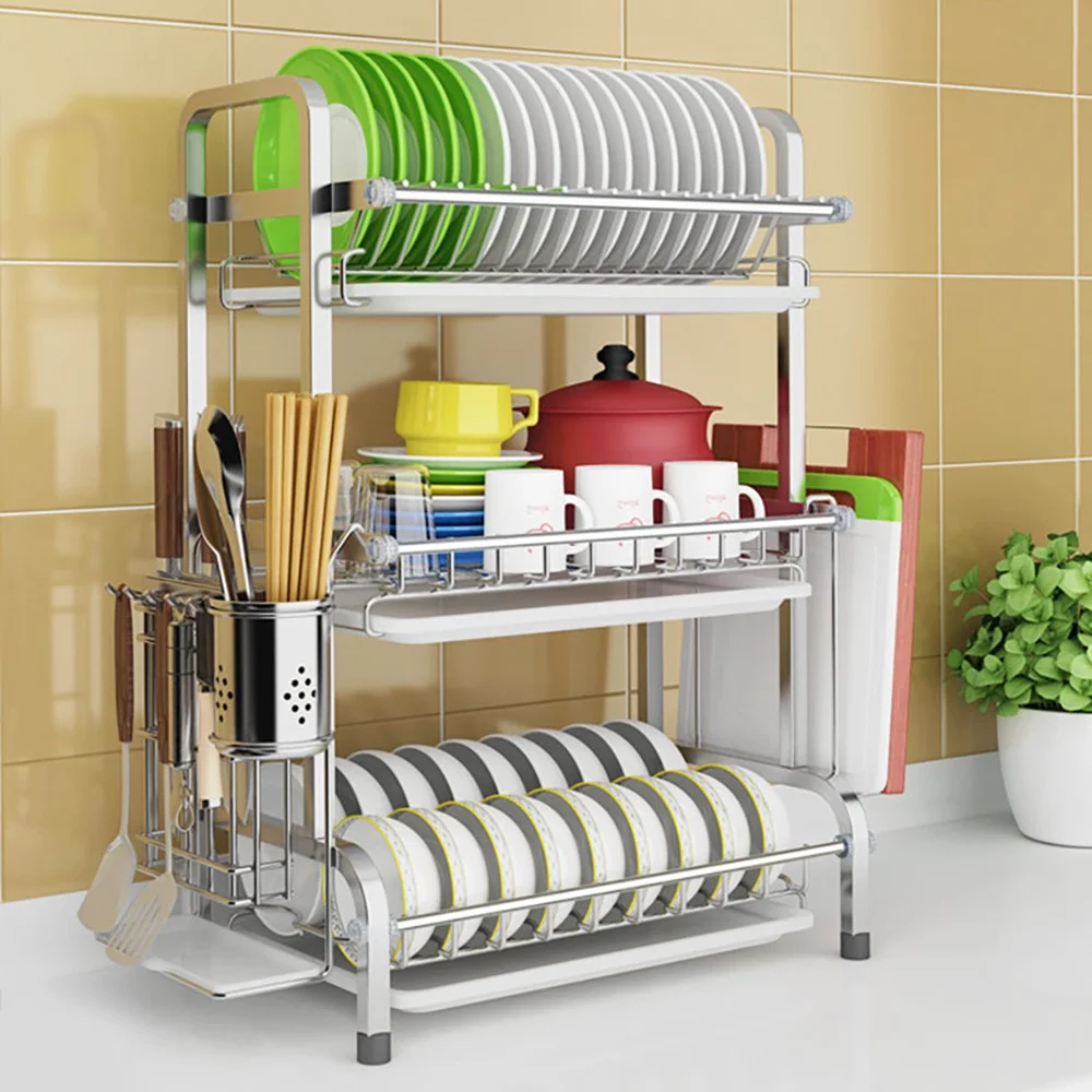 Kệ Để Bát Đĩa Inox 304 Cao Cấp