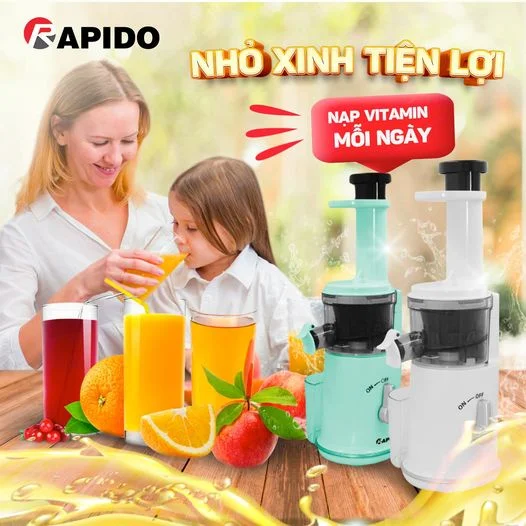 Máy Ép Chậm Mini Rapido RSJ120 Đức