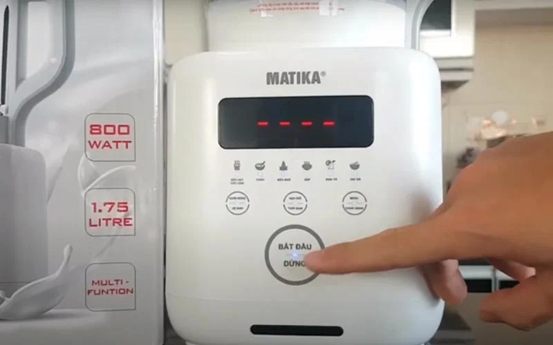 Hướng dẫn sử dụng máy Matika