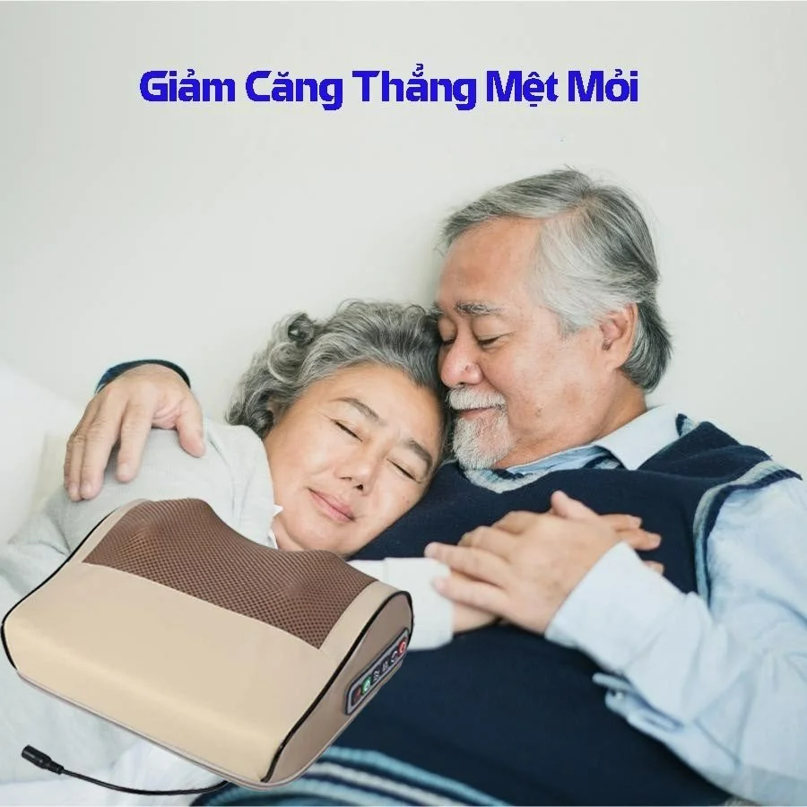 Gối Massage Hồng Ngoại Nhật Bản