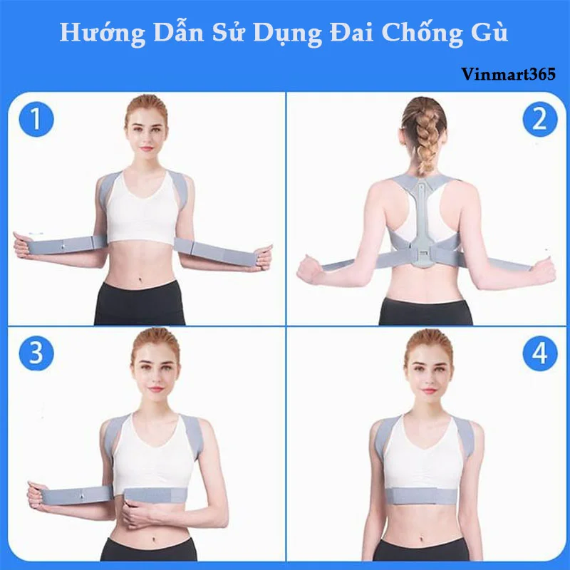 Đai Chống Gù Lưng HG63 Cao Cấp Nhật Bản