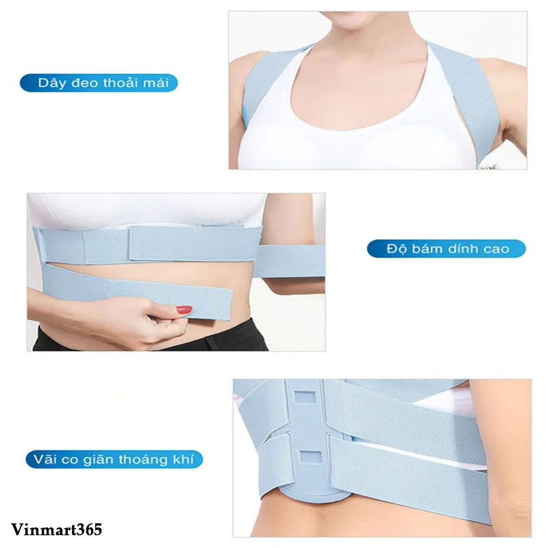 Đai Chống Gù Lưng Định Hình HG64 Cao Cấp