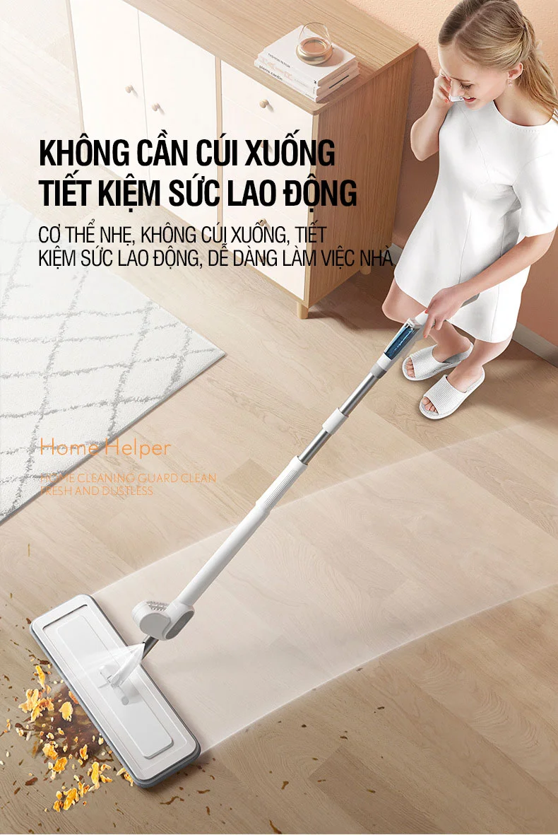 Cây lau nhà phun sương tự vắt