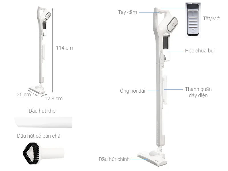 Thông tin máy hút bụi