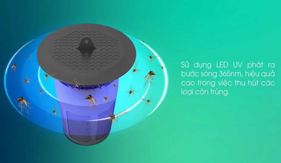 Đèn Bắt Muỗi Rạng Đông DBM01 5W