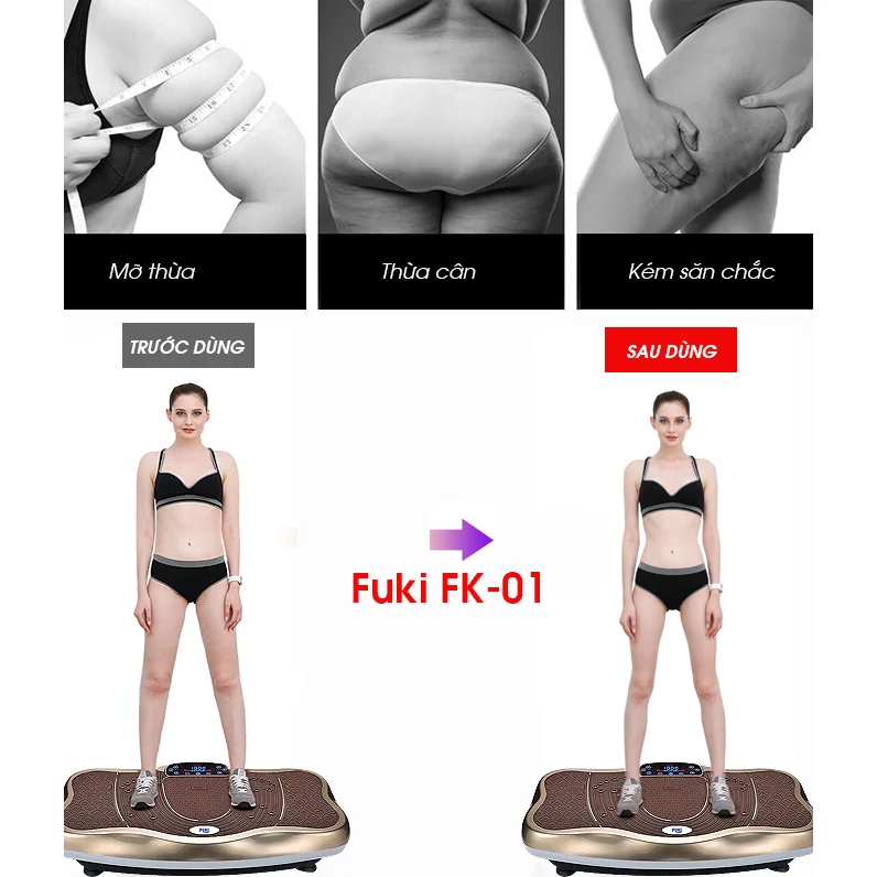 Máy rung lắc Fuki giảm mỡ toàn thân