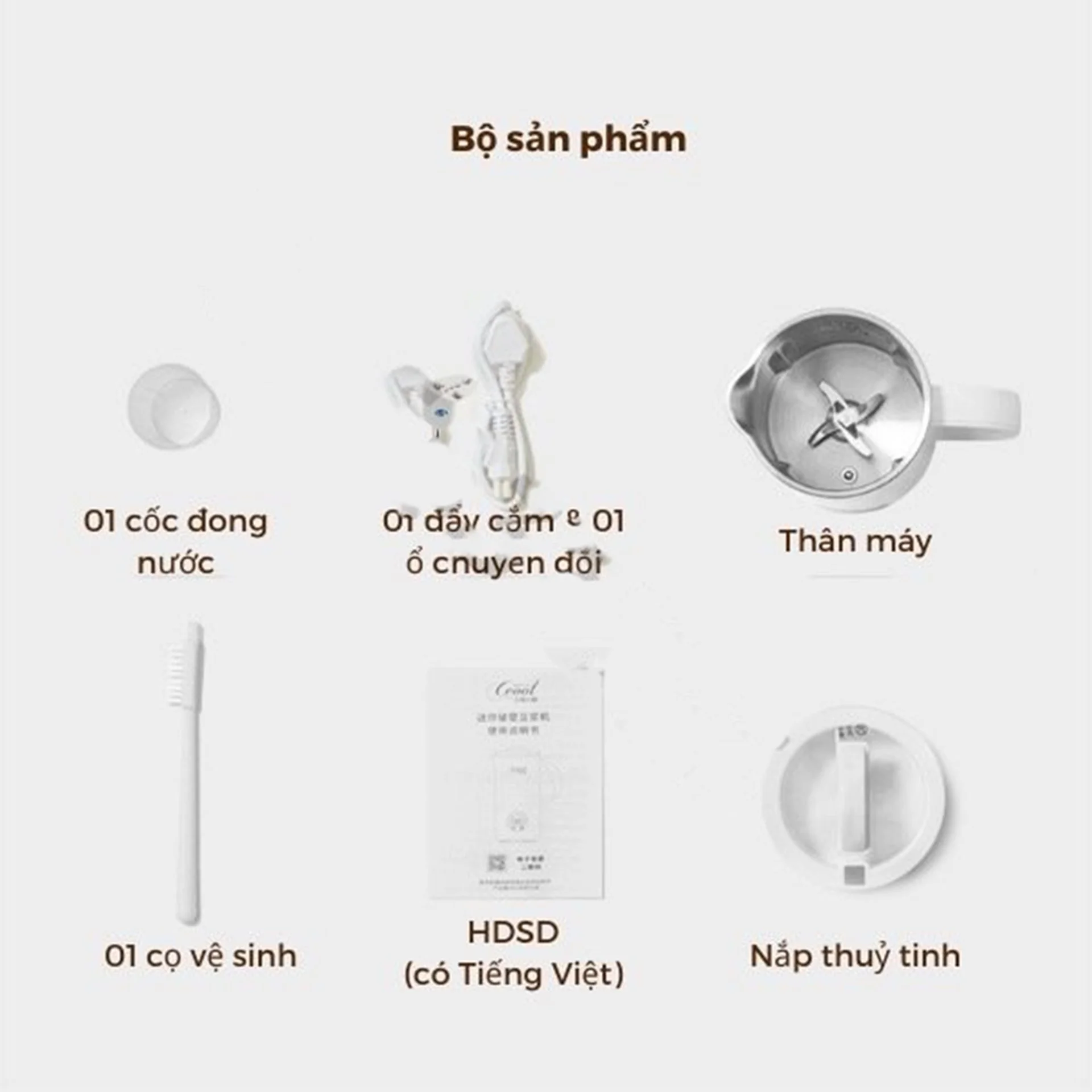 Máy làm sữa hạt Ceool đa năng chính hãng