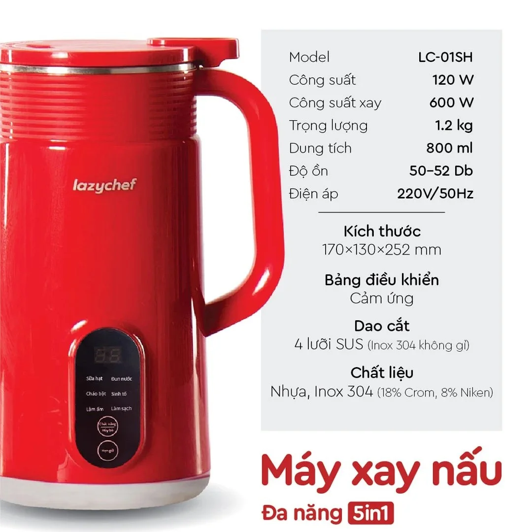 Máy làm sữa hạt Lazychef chính hãng