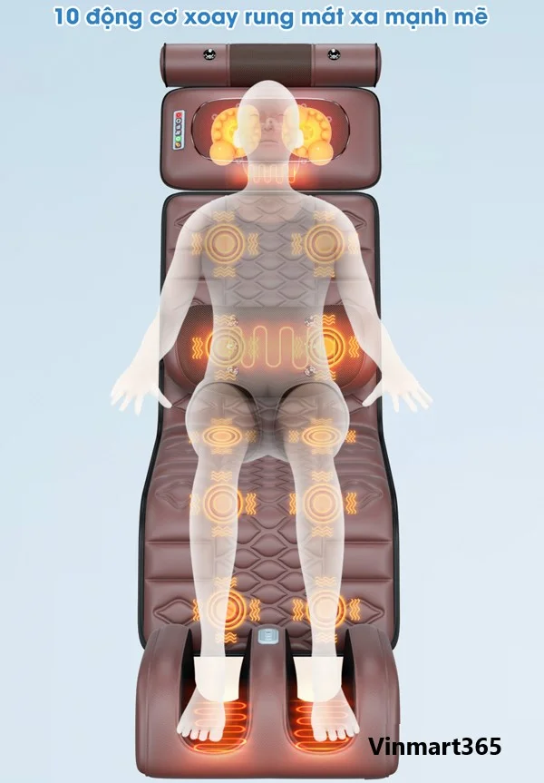 Đệm massage toàn thân Misuko MAT-C88