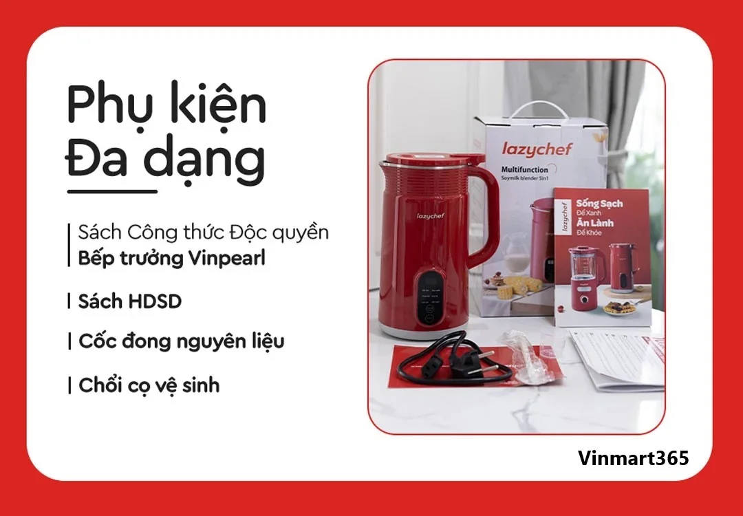 Máy làm sữa hạt Lazychef chính hãng