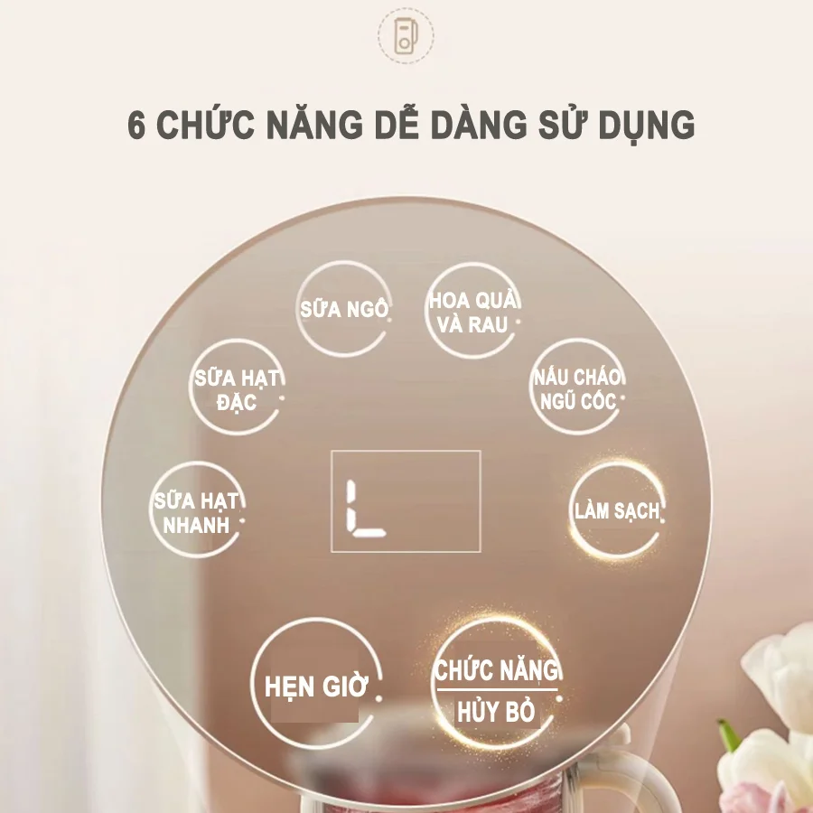 Máy làm sữa hạt Bear DJJ-D06X3