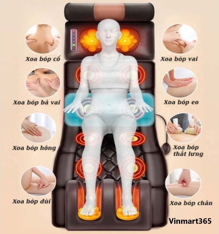 Đệm massage toàn thân Misuko MAT-C88