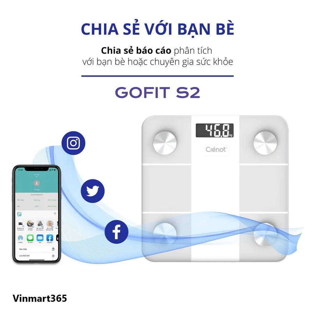 Cân điện tử Crenot Gofit S2