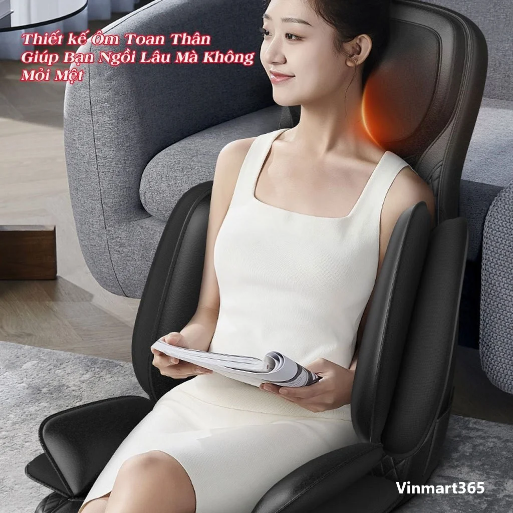 Đệm ghế massage lưng cổ KingTech KC-700