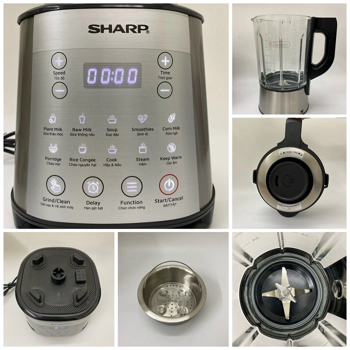 Máy làm sữa hạt Sharp KS-168