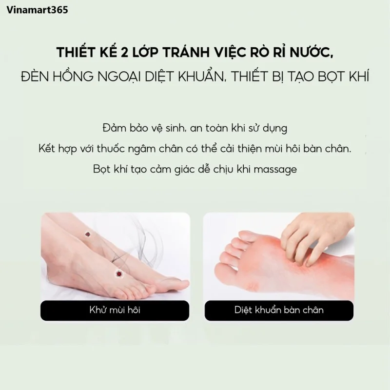 Bồn ngâm chân massage tự động Takara