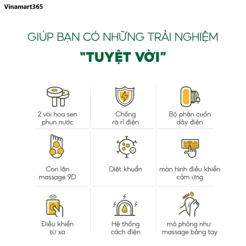 Bồn ngâm chân massage tự động Takara